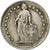 Switzerland, 1/2 Franc, 1943, Bern, Silver, EF(40-45), KM:23