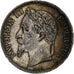 France, Napoleon III, 5 Francs, 1869, Strasbourg, Silver, VF(30-35)