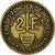 Monaco, Louis II, 2 Francs, 1924, Aluminum-Bronze, AU(50-53), Gadoury:MC129