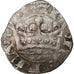 France, Charles IV, Double Parisis, 1323-1328, Billon, VF(30-35), Duplessy:244b
