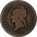 France, 1 Centime, Dupré, 1849, Paris, Bronze, F(12-15), Gadoury:84