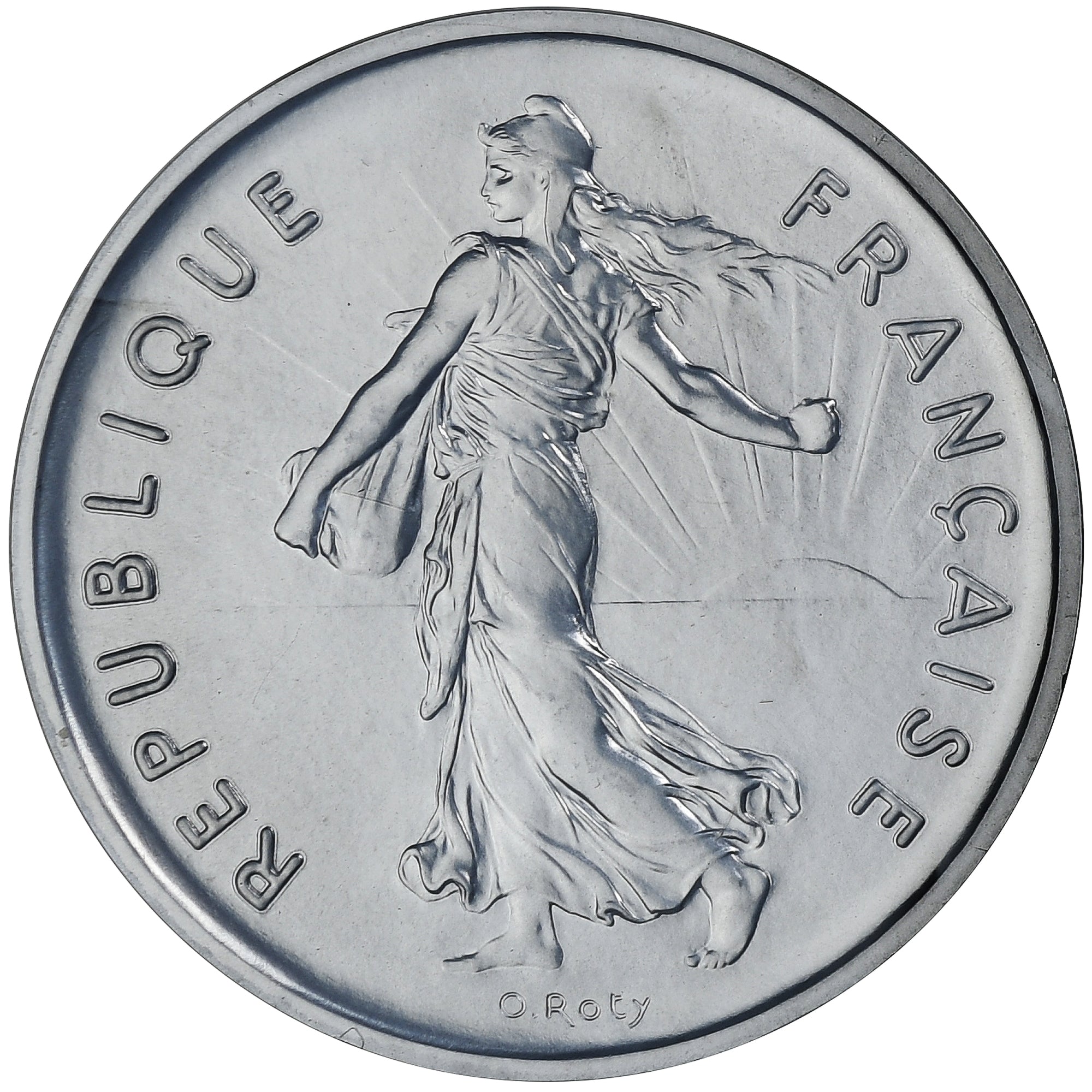 Pièce 5 francs semeuse 1970-2001, cotation