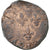 France, Henri III, Double Tournois, Bourges, Copper, F(12-15), Gadoury:455