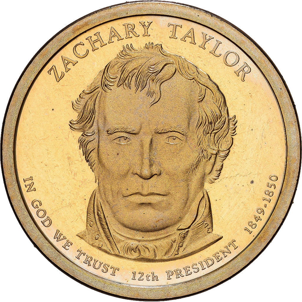 United States 1 Dollar Zachary Taylor 2015 U.S. Mint Copper-Brass