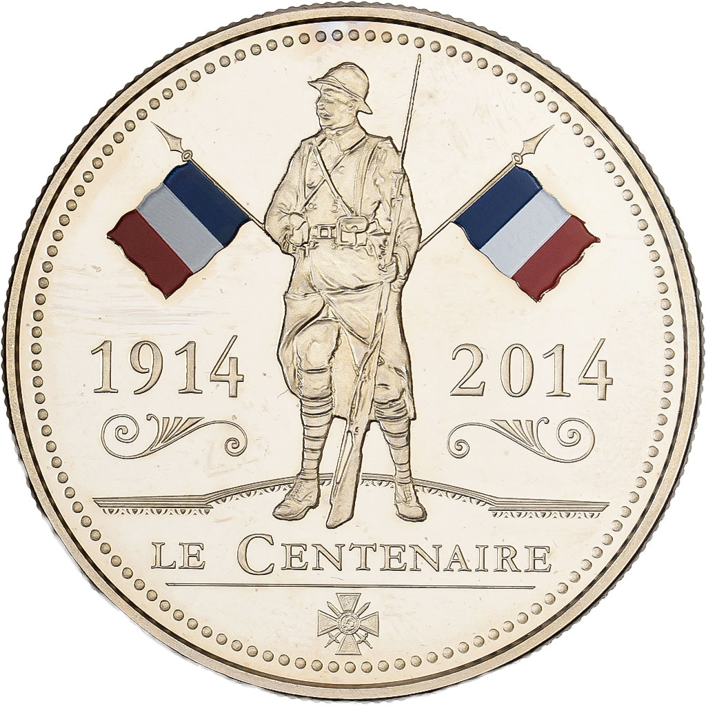 Médailles Du Centenaire De La Première Guerre Mondiale - Jetons Commémoratifs