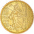 France, 50 Euro Cent, 2000, Paris, Proof / BE, MS(65-70), Brass, Gadoury:6.