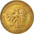 Coin, Poland, 10 Zlotych, 1990, Warsaw, EF(40-45), Brass, KM:152.2