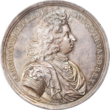 Sweden, Medal, Charles XI, Peace Treaty of Lund, 1680, Silver, Karlsteen