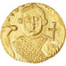 Coin, Leontius, Solidus, 695-698, Constantinople, AU(55-58), Gold, Sear:1330