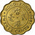 Hong Kong, Elizabeth II, 20 Cents, 1990, Nickel-brass, MS(63), KM:59