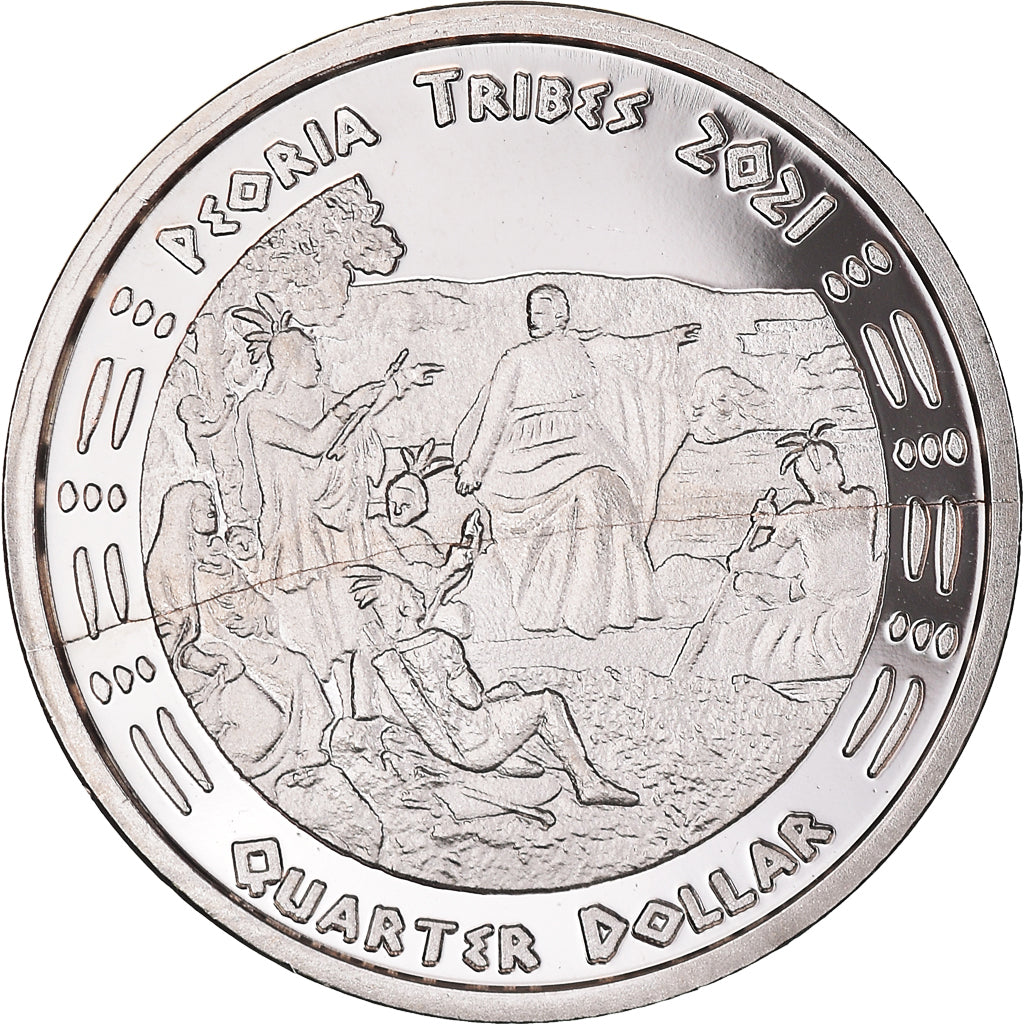 Moneda Estados Unidos quarter dollar 2021 Mint Peoria