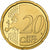 VATICAN CITY, Benedict XVI, 20 Euro Cent, Proof, 2009, Rome, Brass, MS(65-70)