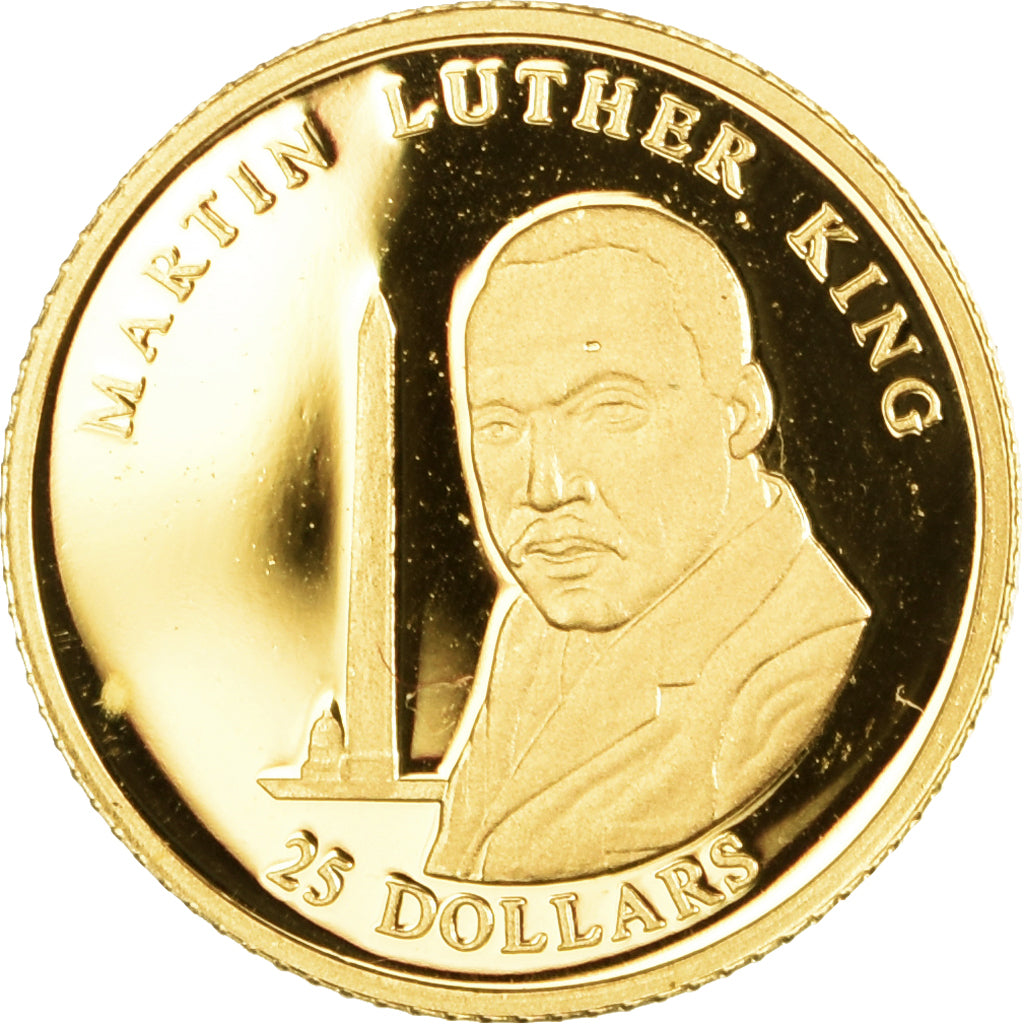 Coin Liberia Martin Luther King 25 Dollars 2001 American Mint Proof –  Numiscorner.com