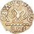 Coin, France, Triens, Sigebert Moneyer, 7th century, Banassac, AU(55-58), Gold