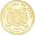 Coin, Benin, Le Penseur de Rodin, 1500 Francs CFA, 2007, MS(65-70), Gold