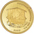 Coin, Ghana, Polaris, 500 Sika, 2002, Proof, MS(65-70), Gold
