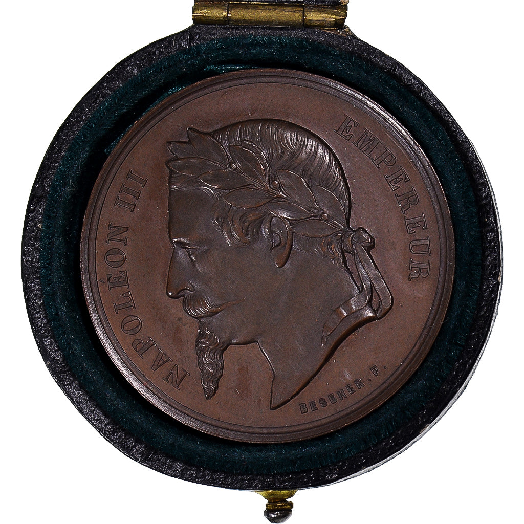 France Médaille Napoléon III Comice Agricole de Saint Blin 1868 Barre