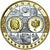 Monaco, Medal, L'Europe, Monaco, Politics, Society, War, MS(65-70), Silver