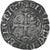 France, Charles VI, Blanc Guénar, 1411-1420, La Rochelle, 4th emission, Billon