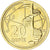 Coin, Azerbaijan, 20 Qapik, 2021, MS(63), laiton, KM:90