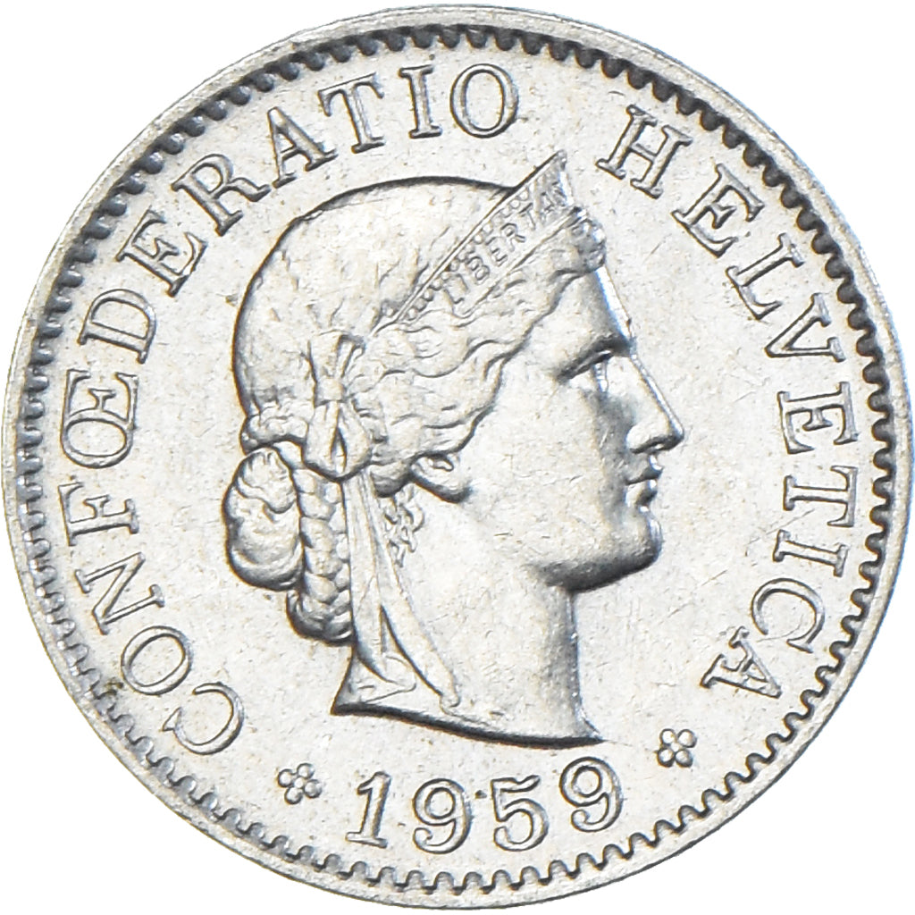 Coin Switzerland 5 Rappen 1959 – Numiscorner.com