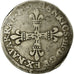 Coin, FRENCH STATES, Béarn, 1/4 Écu de Béarn, 1/4 Ecu, 1589, Pau, VF(30-35)