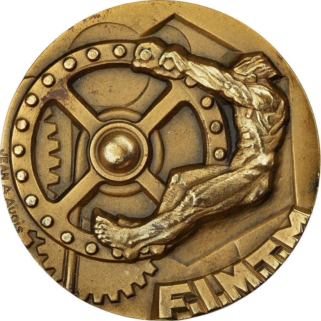 Médaillon Fédération Nationale Des Entreprises à Commerces Multiples - Bronze 1976 - XXème Siècle