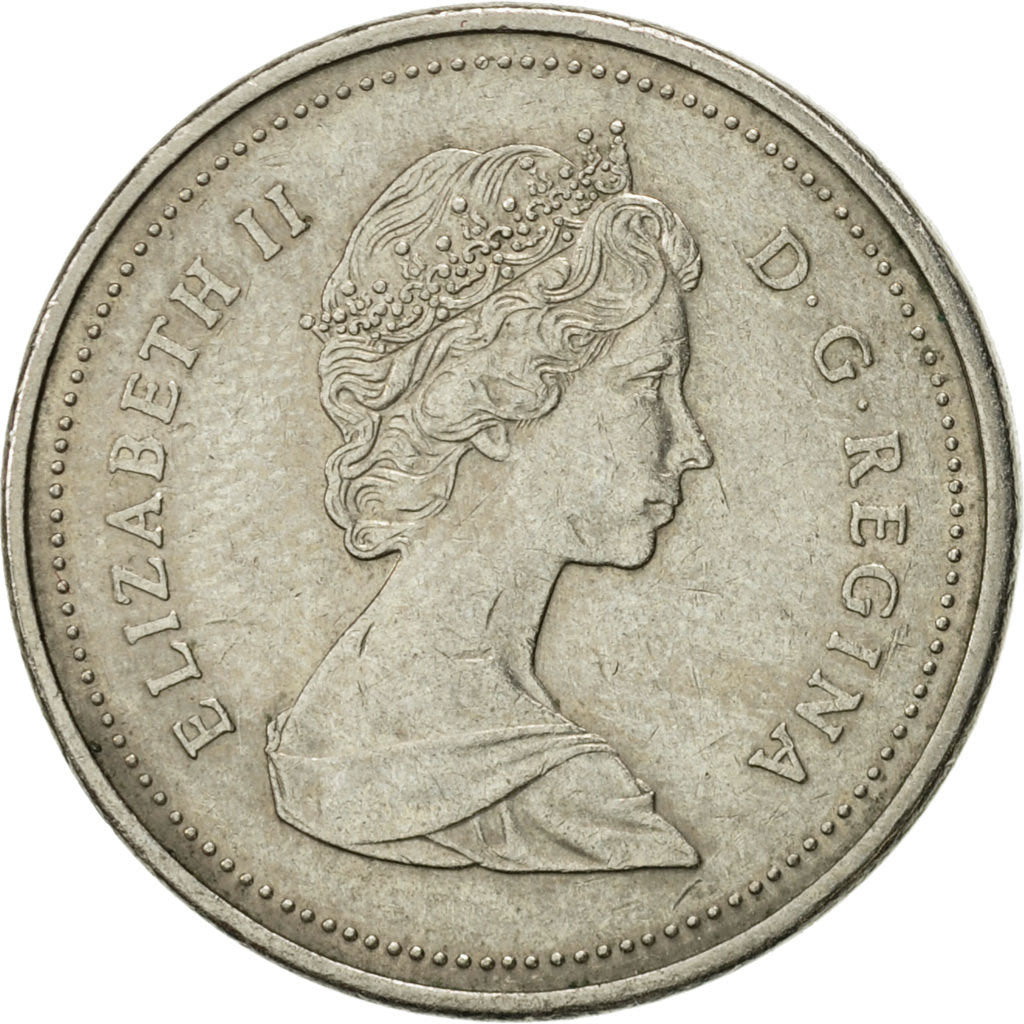 Coin Canada Elizabeth II 5 Cents 1987 Royal Canadian Mint Ottawa