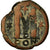 Coin, Justin I, Follis, 518-522, Constantinople, VF(20-25), Bronze, Sear:62