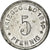 Coin, Germany, Kriegsgeld, Mettmann, 5 Pfennig, 1917, AU(50-53), Zinc