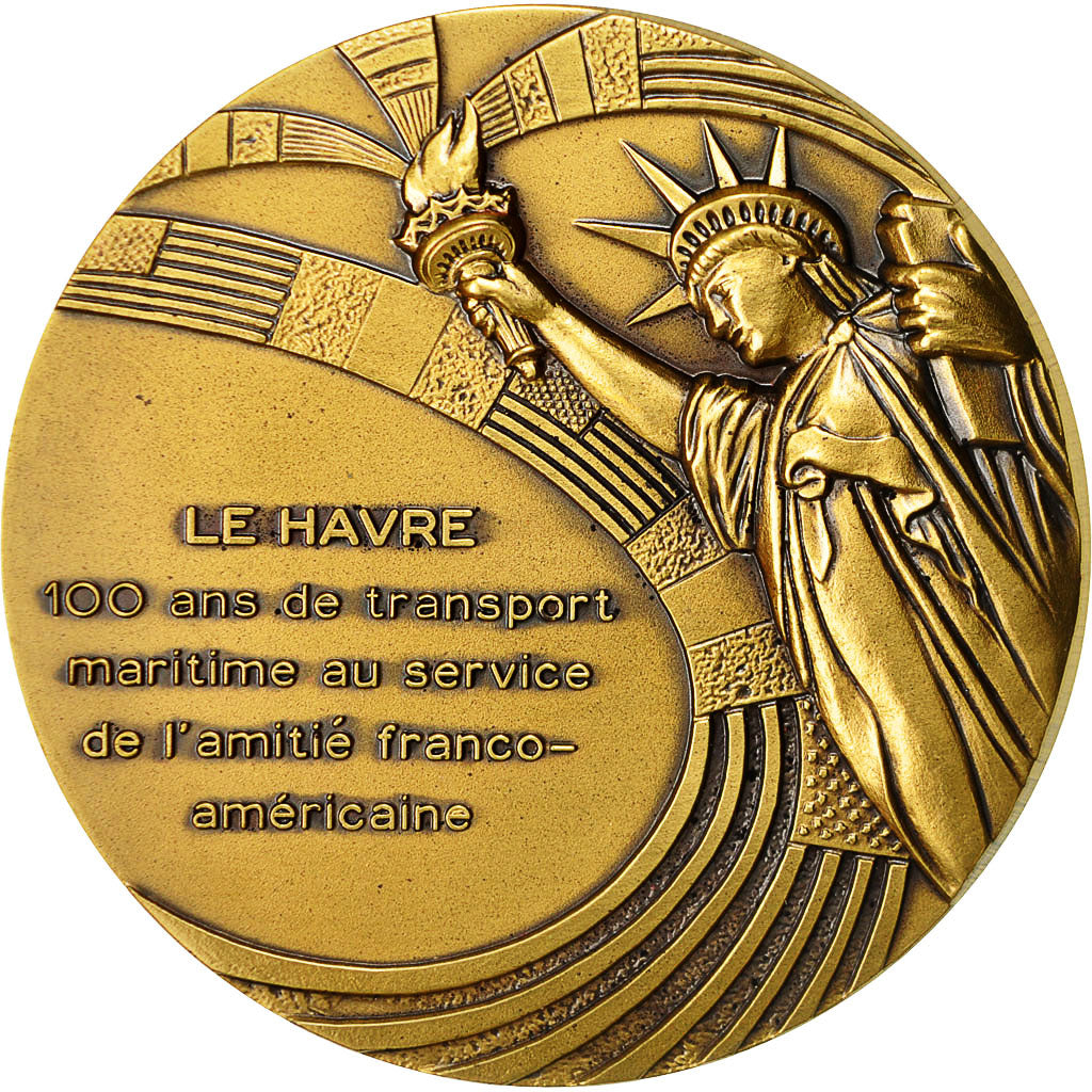 France Medal Port du Havre Propeller Club des EtatsUnis 1986 Pichard