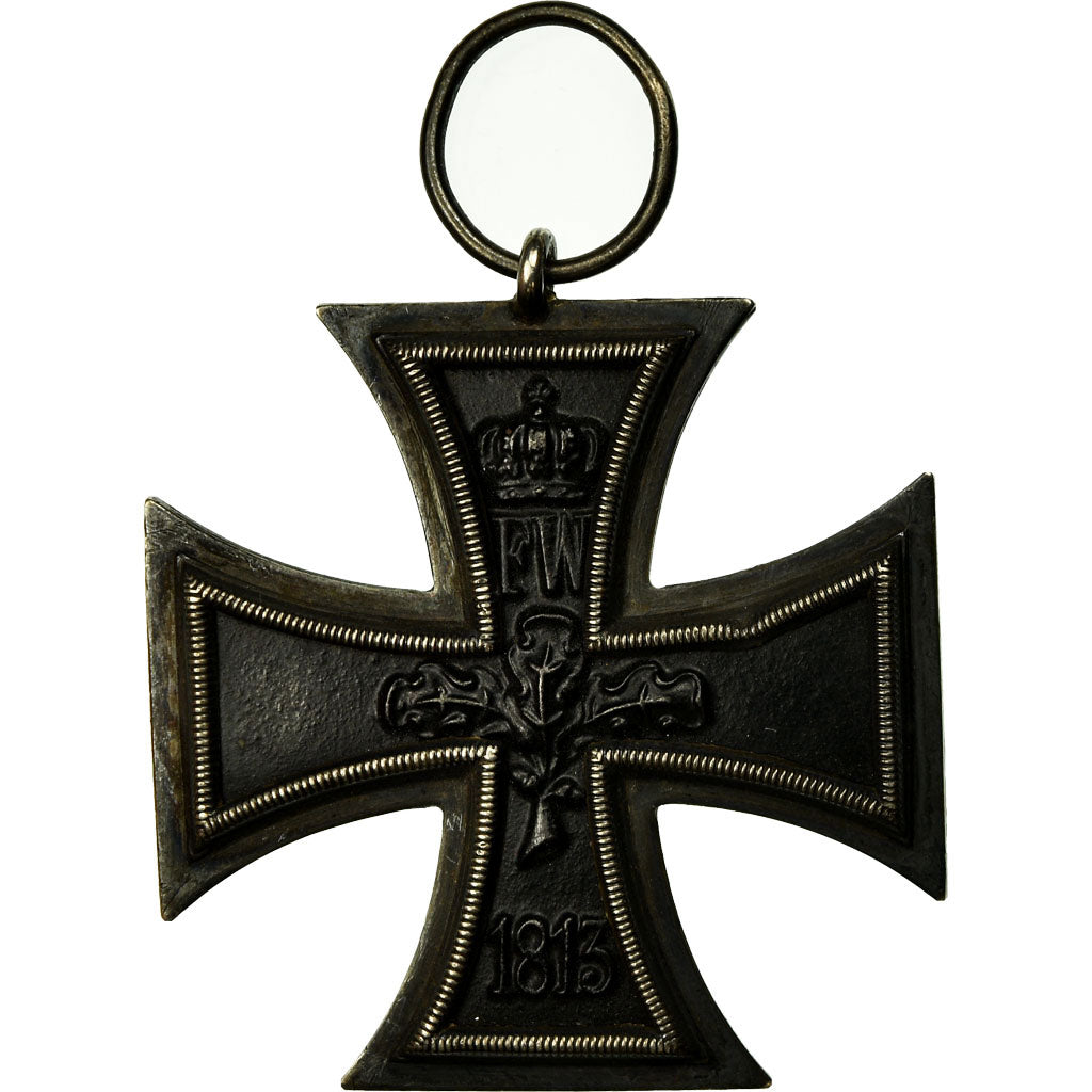 GROSSE BARRETTE ALLEMANDE Wwi Croix De Fer Medaille Baden Ruban