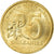 Coin, Paraguay, 5 Guaranies, 1992, AU(50-53), Nickel-Bronze, KM:166a