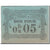 Banknote, Algeria, 5 Centimes, Chambre de Commerce, 1915, 1915-10-12, AU(50-53)