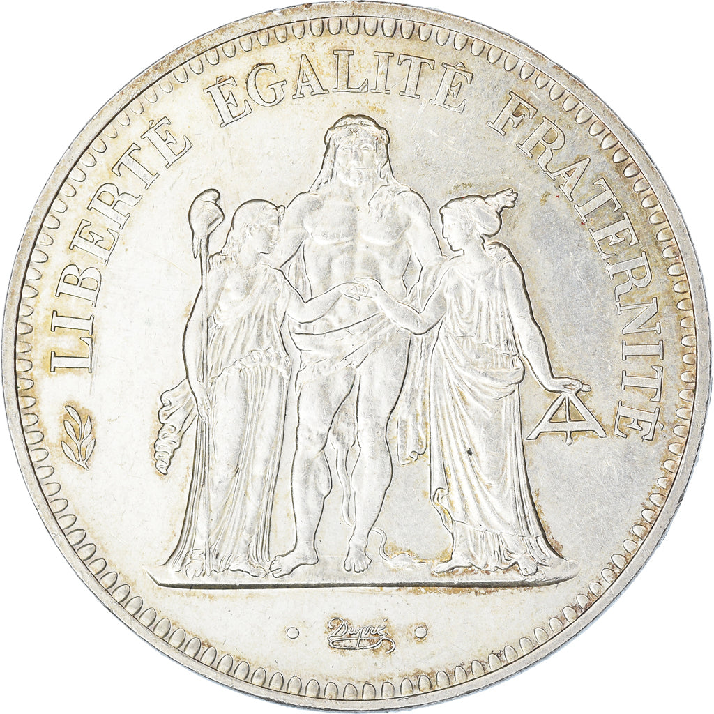 Monnaie (reproduction) 50 Francs Hercule 1877 / 1977 - Collection