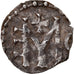 Coin, France, Denarius, Melle, METALVS VICVS, AU(50-53), Silver