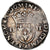 Coin, France, Charles X, 1/4 d'écu à la croix de face, 1590, Paris, VF(30-35)
