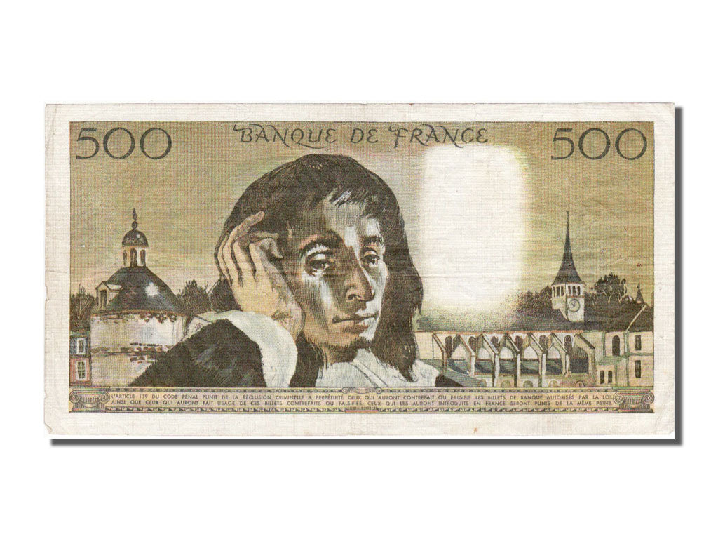 Billet, France, 500 Francs, 500 F 1968-1993 ''Pascal'', 1969, 1969-01-02, TB+