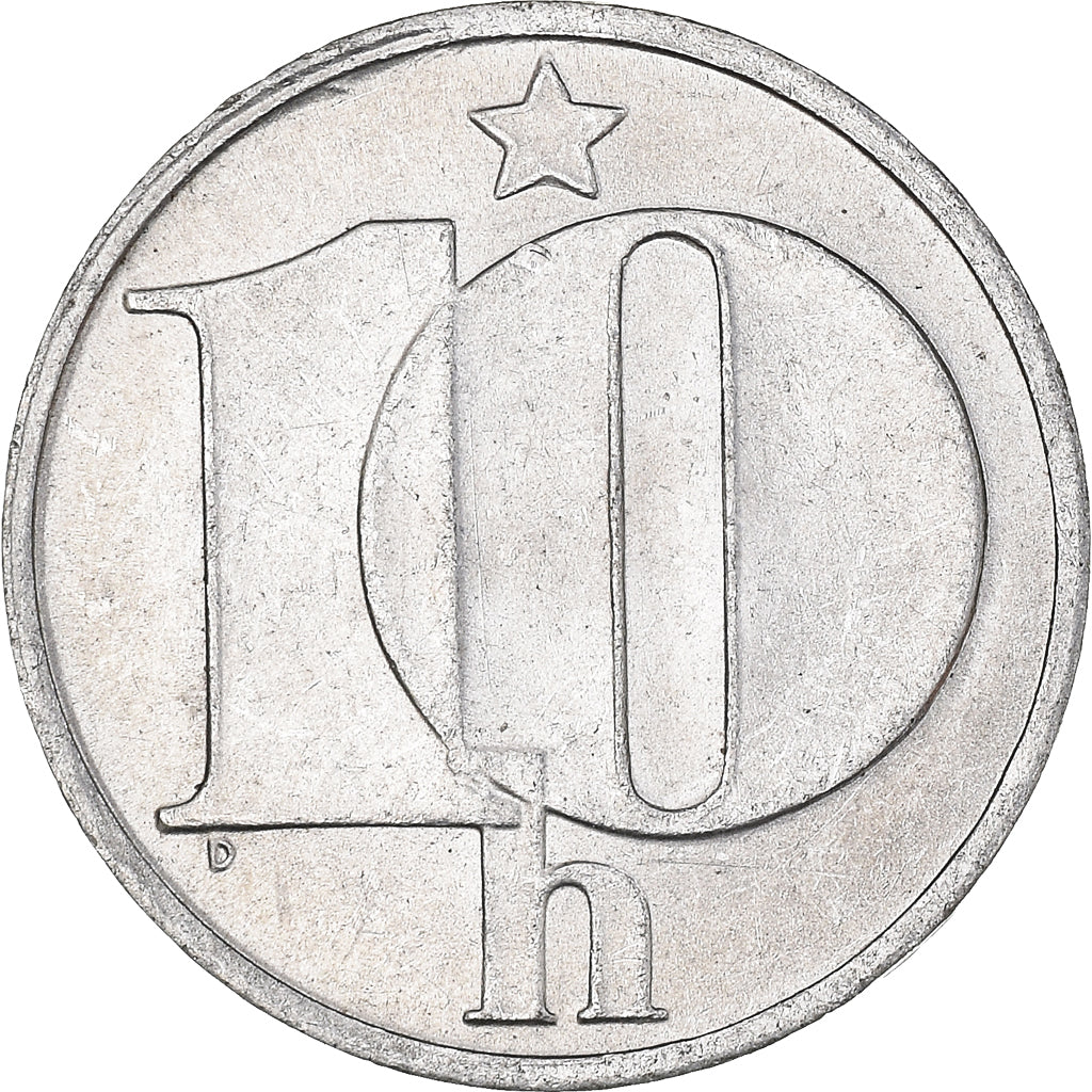 Munten, Tsjecho-Slowakije, 10 Haleru, 1984
