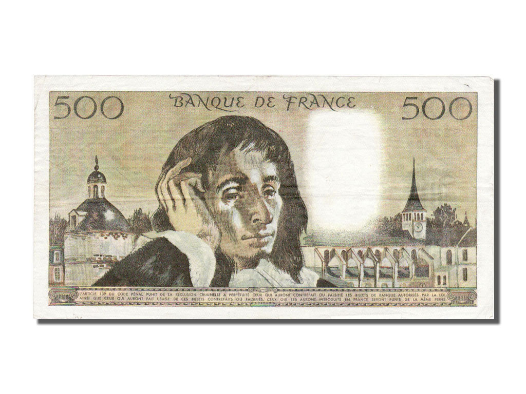 Billet, France, 500 Francs, 500 F 1968-1993 ''Pascal'', 1971, 1971-12-02, TTB+