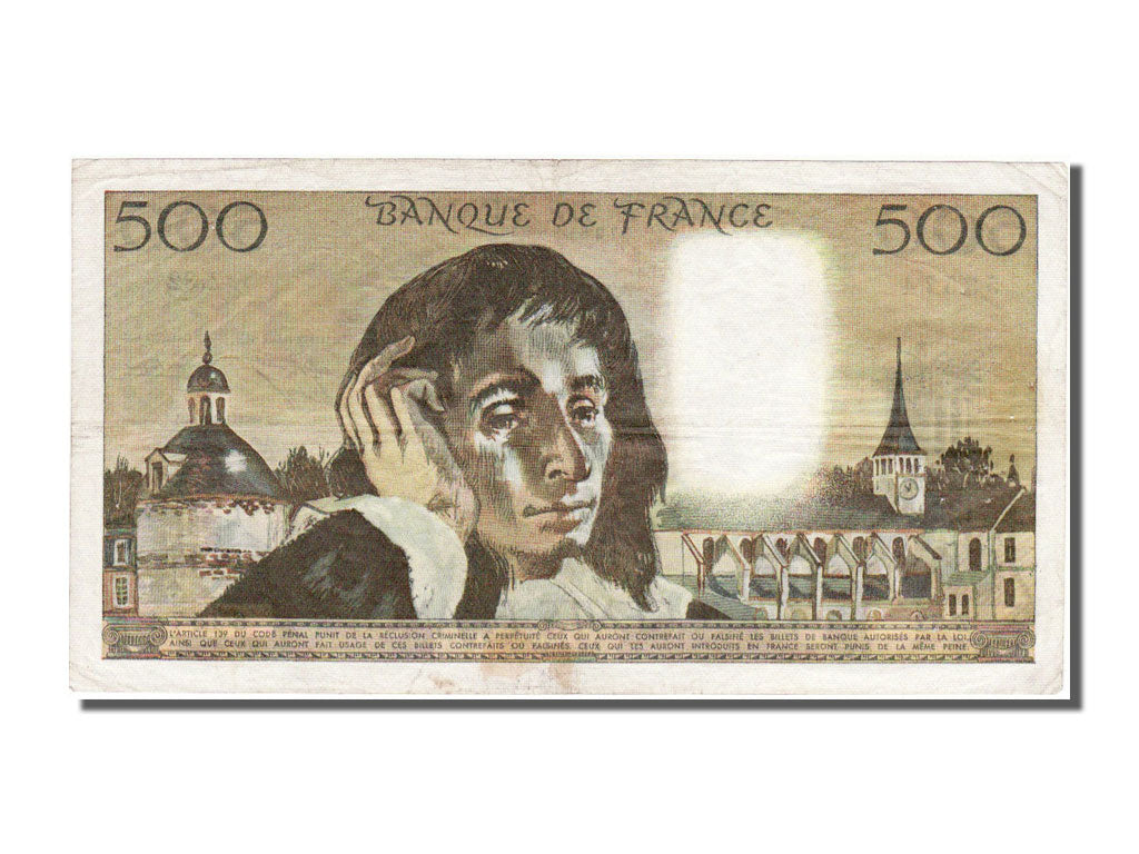 Billet, France, 500 Francs, 500 F 1968-1993 ''Pascal'', 1973, 1973-10-04, TTB+