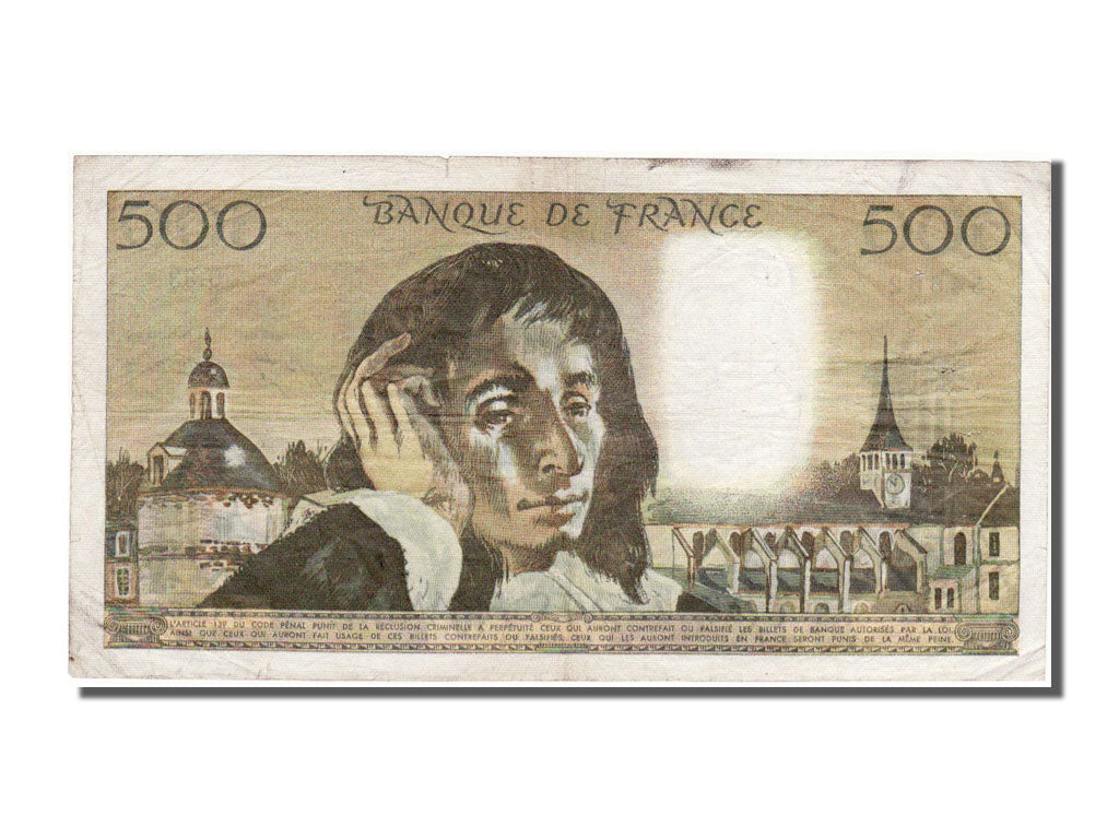 Billet, France, 500 Francs, 500 F 1968-1993 ''Pascal'', 1973, 1973-12-06, TTB