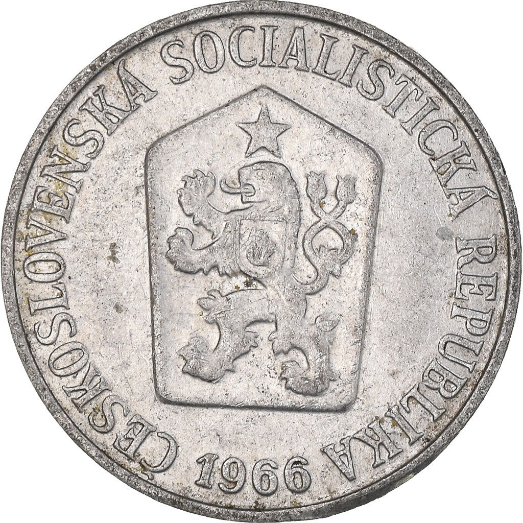 Coin, Czechoslovakia, 5 Korun, 1966