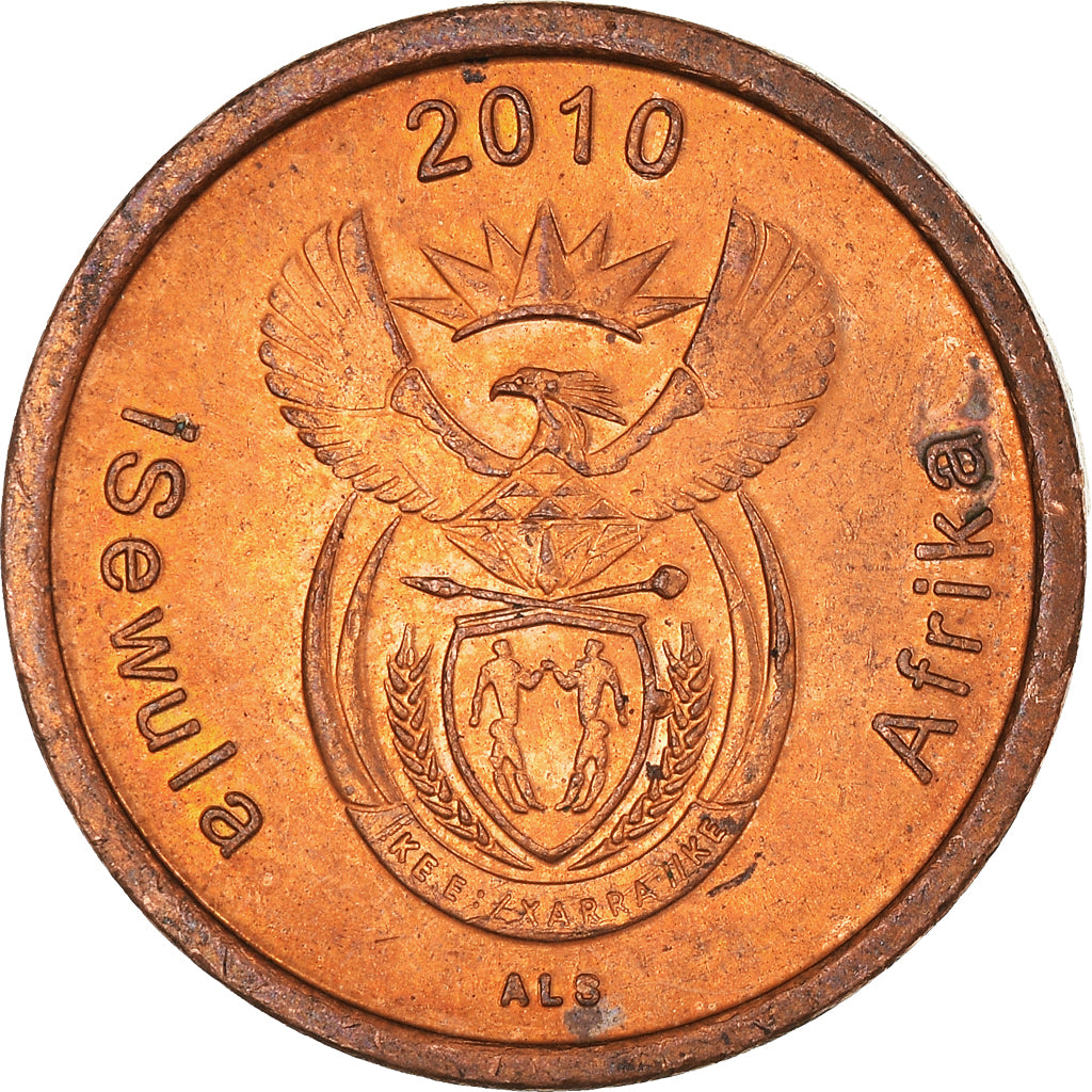 Moeda, África do Sul, 5 Cents, 2010