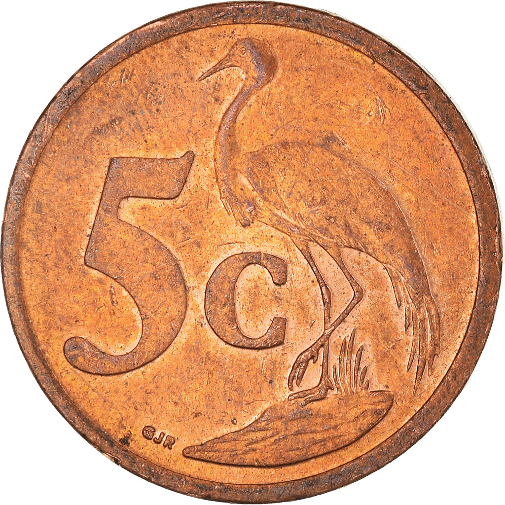 Moeda, África do Sul, 5 Cents, 2010