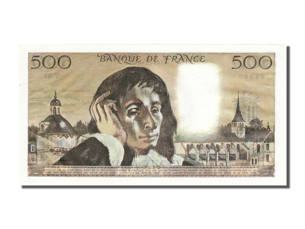 Billet, France, 500 Francs, 500 F 1968-1993 ''Pascal'', 1973, 1973-12-06, SPL