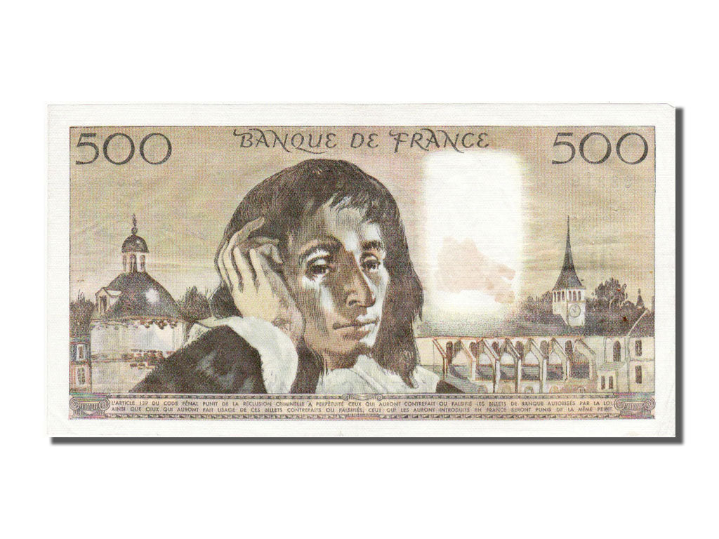 Billet, France, 500 Francs, 500 F 1968-1993 ''Pascal'', 1976, 1976-11-04, TTB