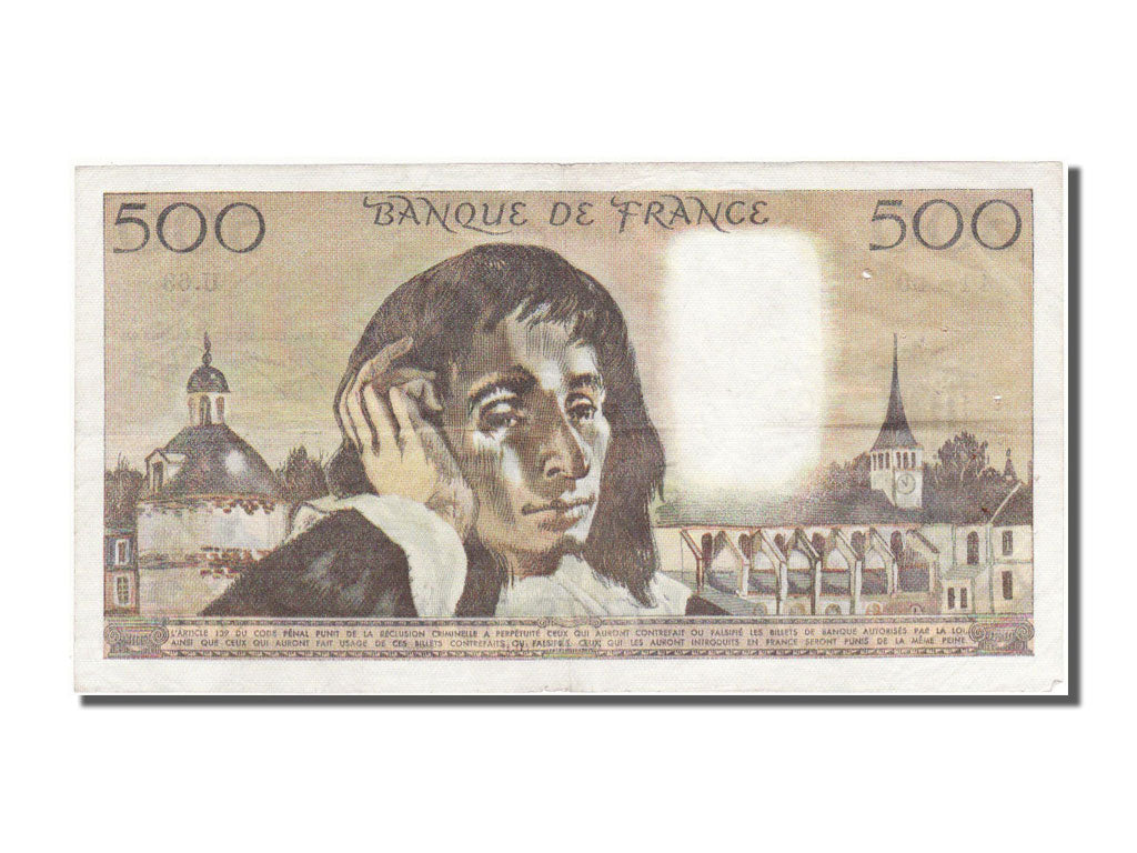 Billet, France, 500 Francs, 500 F 1968-1993 ''Pascal'', 1976, 1976-11-04, TTB+