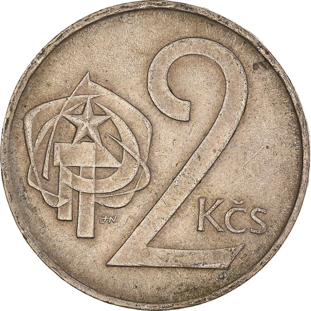 Munten, Tsjecho-Slowakije, 2 Koruny, 1983