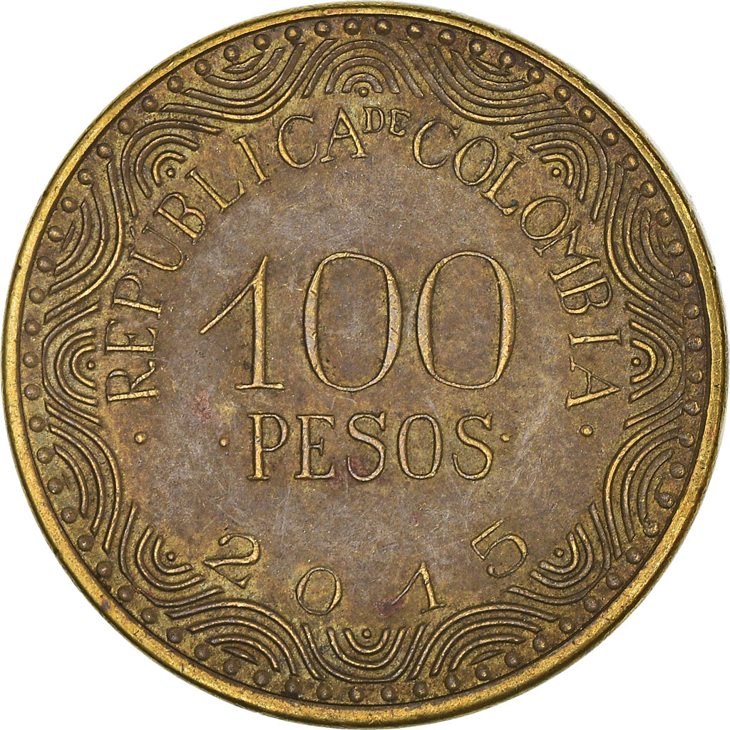 Coin, Colombia, 100 Pesos, 2015